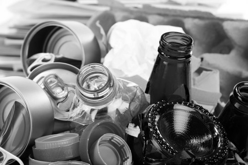 Team preparing for house clearance at Potters Bar with protective gear