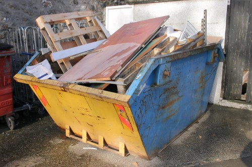 Middle stage of house clearance process